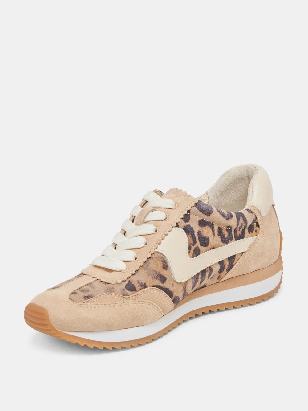 Dolce Vita Leopard suede b nted sneakers NWT - Picture 5 of 15